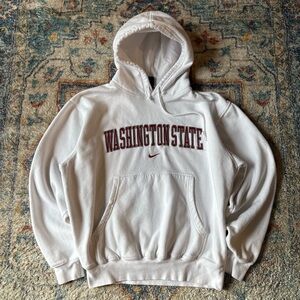 Vintage Nike Washington State Mid Swoosh Pullover Hoodie Small